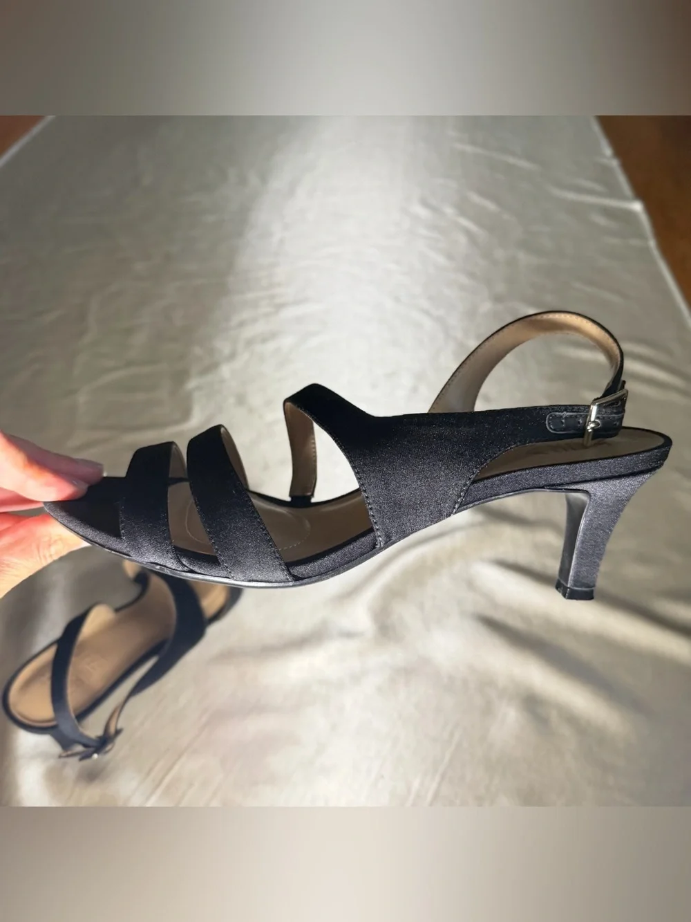 Naturalizer Taimi Women's Strappy Mid Heel Slingback Dress Sandals 8.5